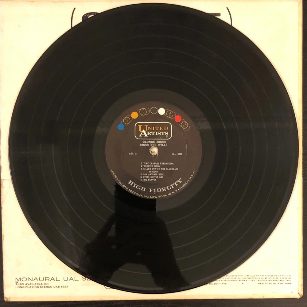 George Jones Vinyl Lp Record Album Sings Bob Wills ‘83